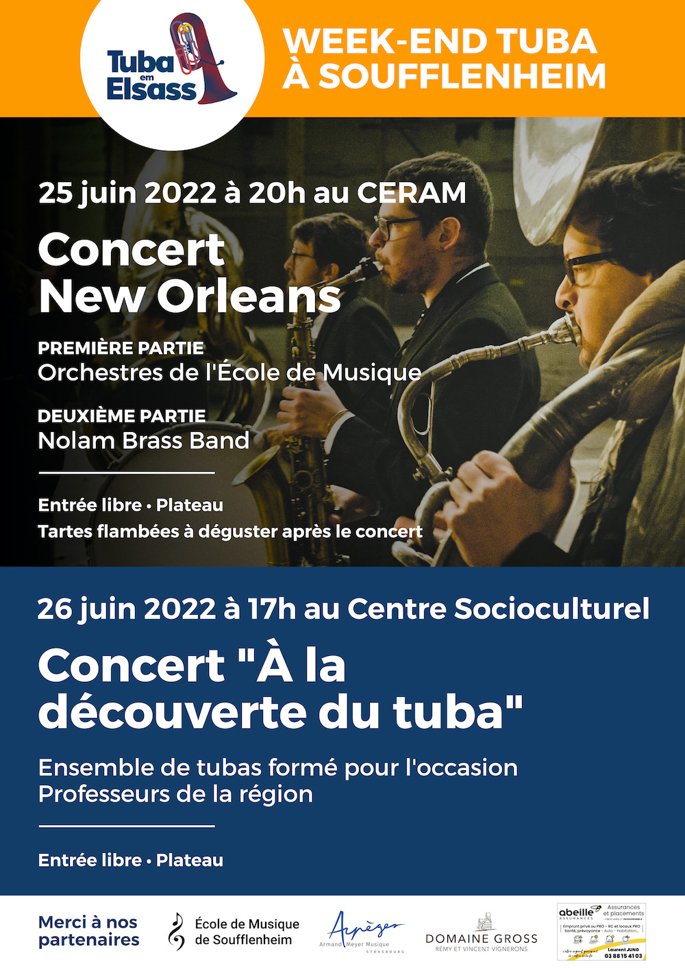 Week-end Tuba à Soufflenheim 25 et 26 juin 2022